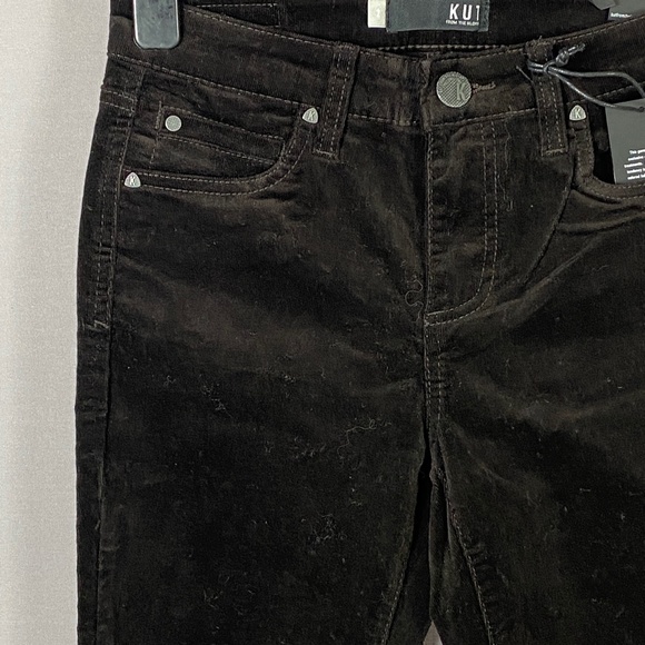 Kut from the Kloth Womens Diana Skinny Corduroy Pant In Bean Brown Size 2 - Picture 5 of 12